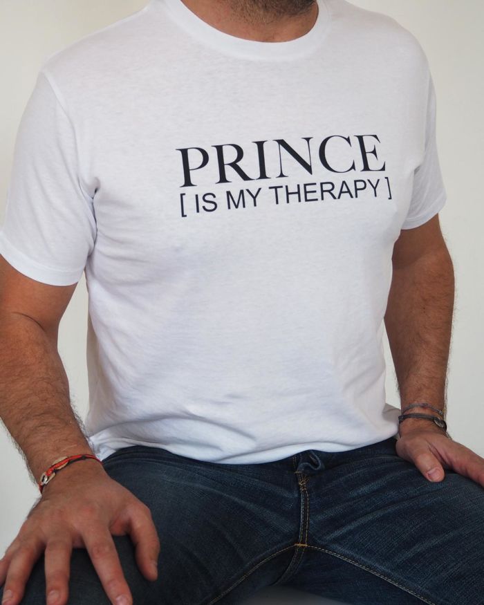 PRINCE IS MY THERAPY – BLANC/NOIR