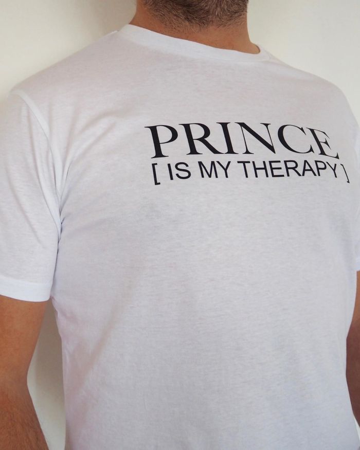 PRINCE IS MY THERAPY – BLANC/NOIR