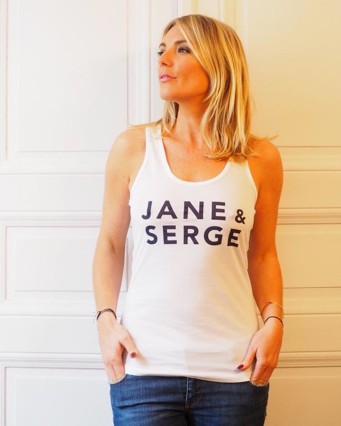 DEBARDEUR JANE & SERGE Blanc / Navy