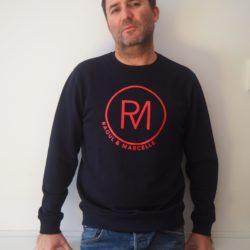 Sweat RAOUL & MARCELLE Navy / Rouge