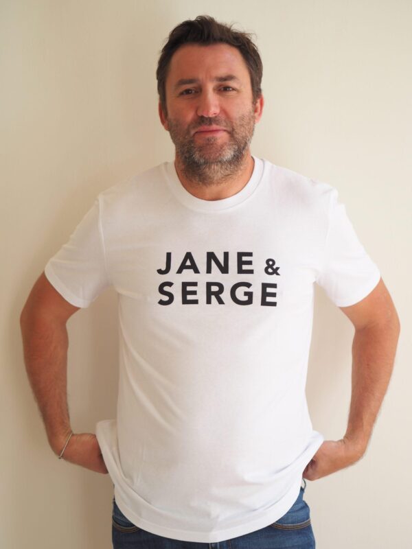 T-Shirt Col Rond JANE & SERGE Blanc / Black
