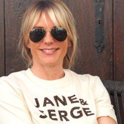 T-Shirt coupe “boxy” JANE & SERGE  Naturel / Léopard