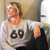 Sweat Loose   69 Jane & Serge   Gris chiné / Black