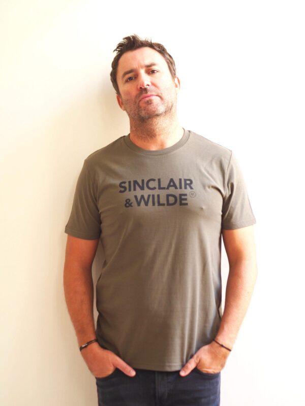 T-Shirt Col Rond SINCLAIR & WILDE Kakhi / Black