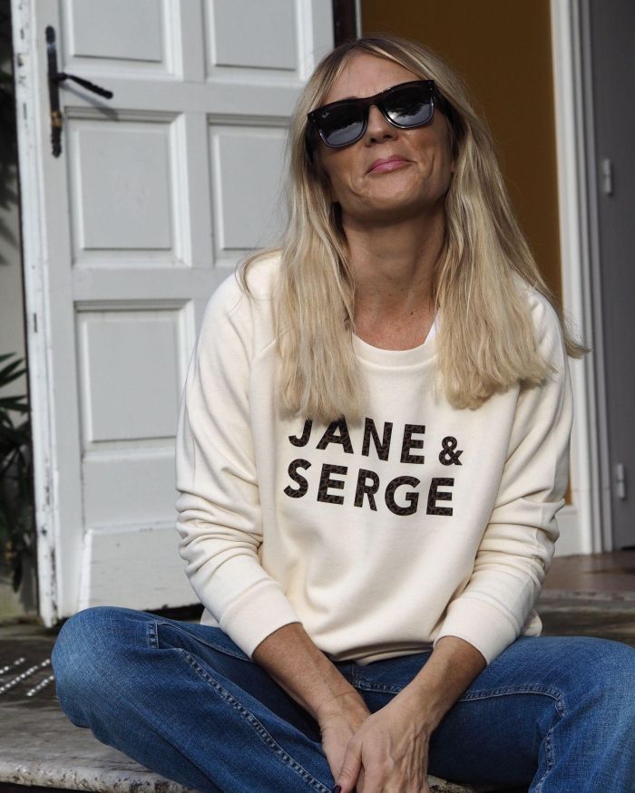 Sweat Loose  JANE & SERGE  Naturel / Léopard