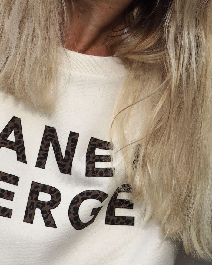 Sweat Loose  JANE & SERGE  Naturel / Léopard