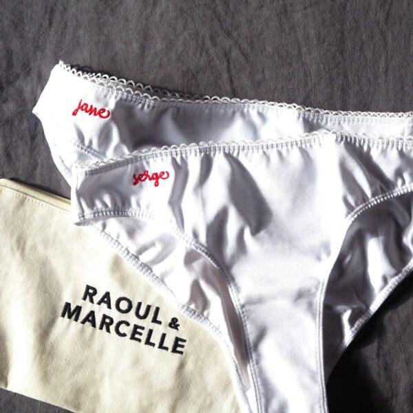 Lot de 2 Culottes Brodées JANE & SERGE