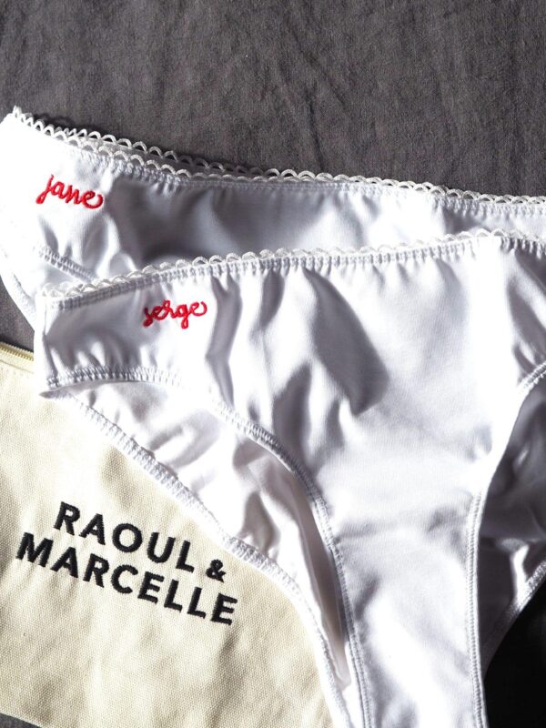 Lot de 2 Culottes Brodées JANE & SERGE
