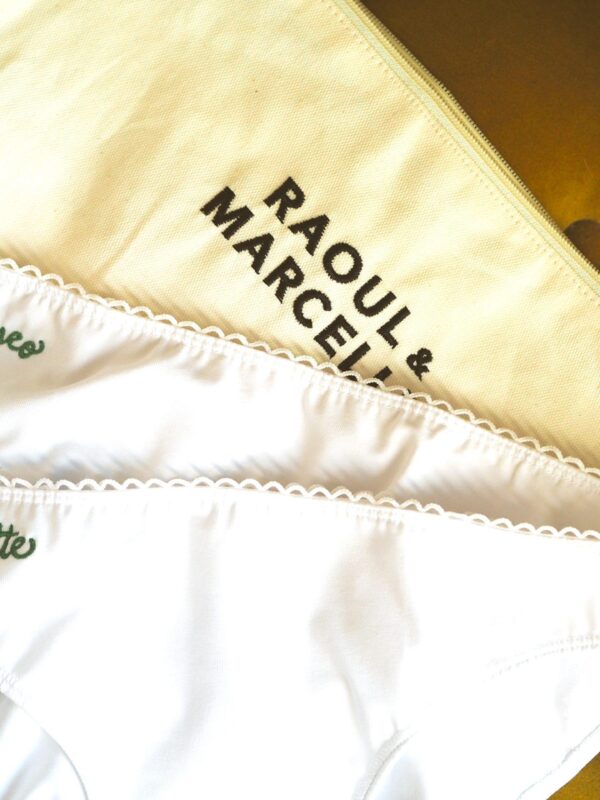 Lot de 2 Culottes Brodées ROMEO & JULIETTE