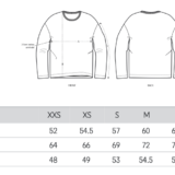 T-Shirt Manches Longues Oversize HOMME Blanc ESPERLUETTE