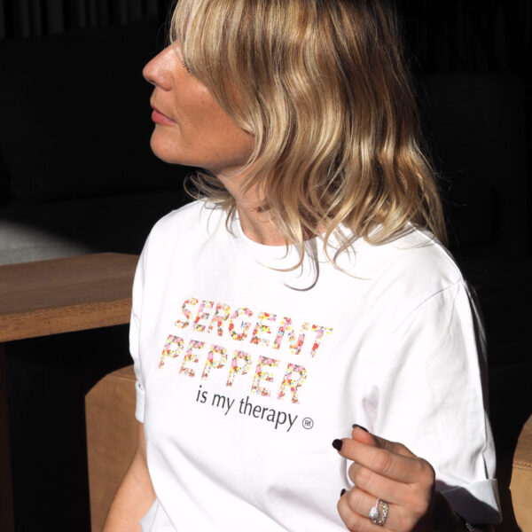 T-Shirt "boxy" White SERGENT PEPPER