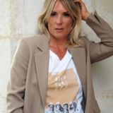 T-Shirt Col V  Blanc AVENTURIERS Collaboration JANO