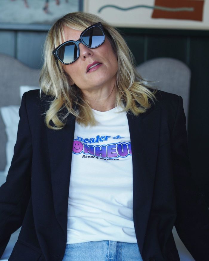 T-Shirt Col Rond DEALER Presque blanc