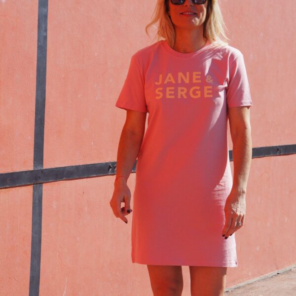 Robe T-Shirt JANE & SERGE Rose / Pêche
