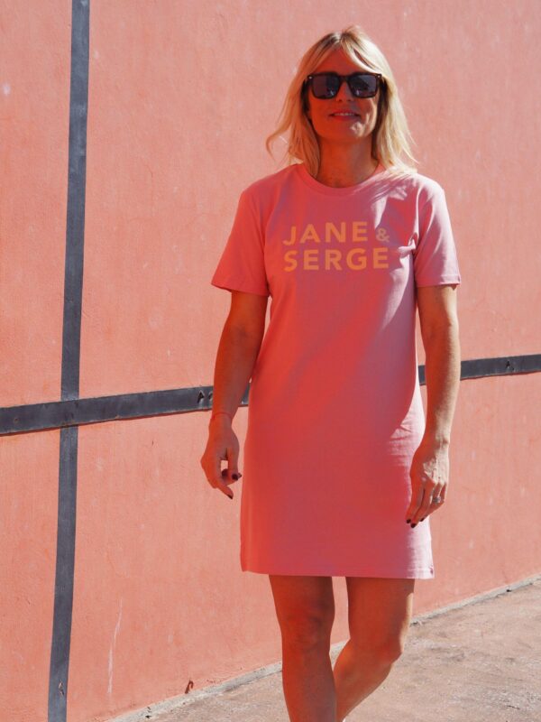 Robe T-Shirt JANE & SERGE Rose / Pêche