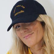 Casquette coton Marcelle PRETTY GIRLS CLUB Navy / Mustard