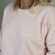 Sweat oversize  Marcelle PRETTY GIRLS CLUB   Rose / White