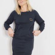 Robe sweat Marcelle PRETTY GIRLS CLUB Navy / Mustard