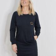Robe sweat Marcelle PRETTY GIRLS CLUB Navy / Mustard