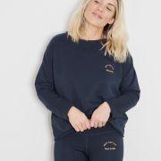 Sweat oversize  Marcelle PRETTY GIRLS CLUB   Navy / Mustard